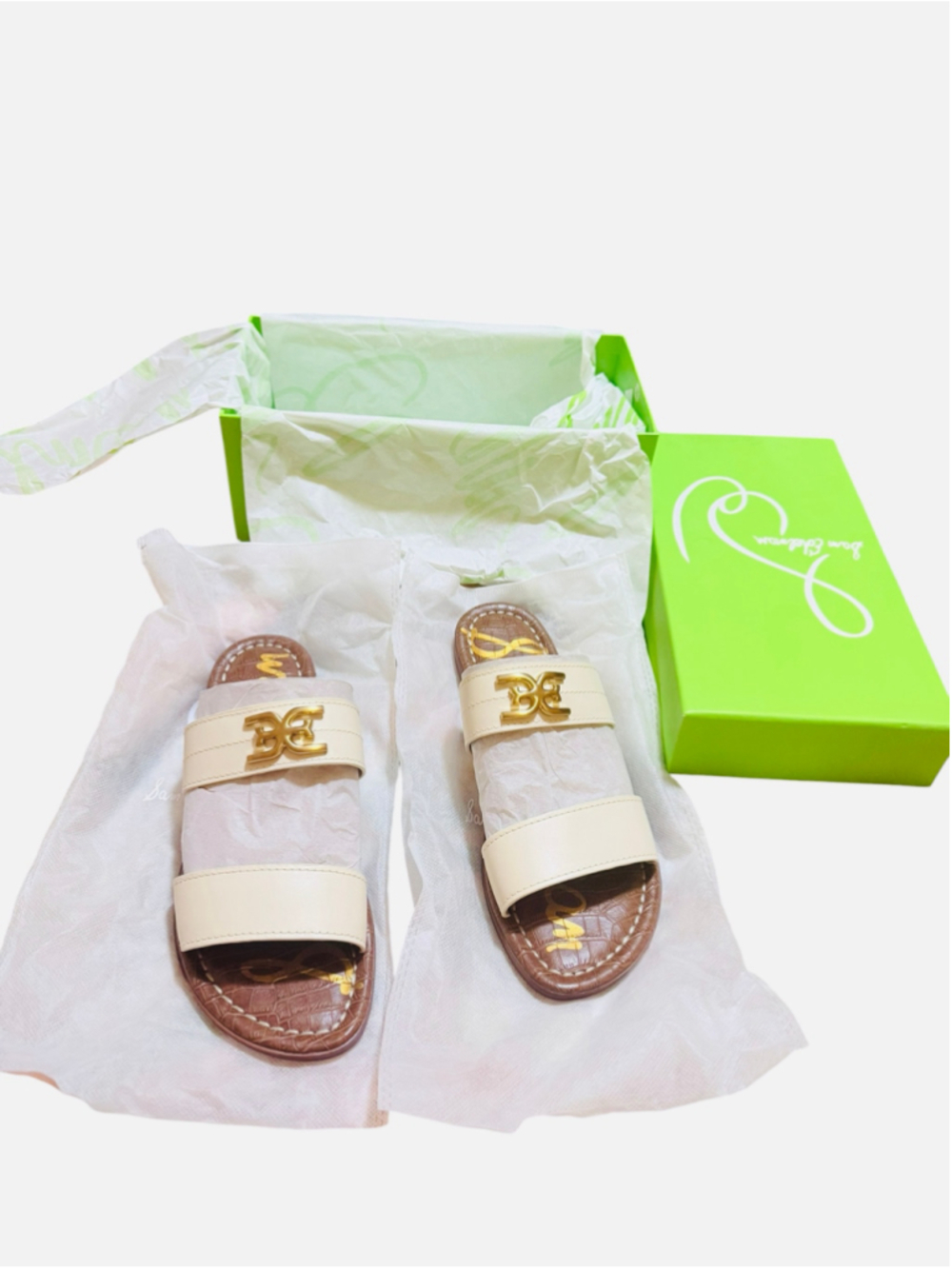 Women's Sam Edelman Sandals in Beige and Brown